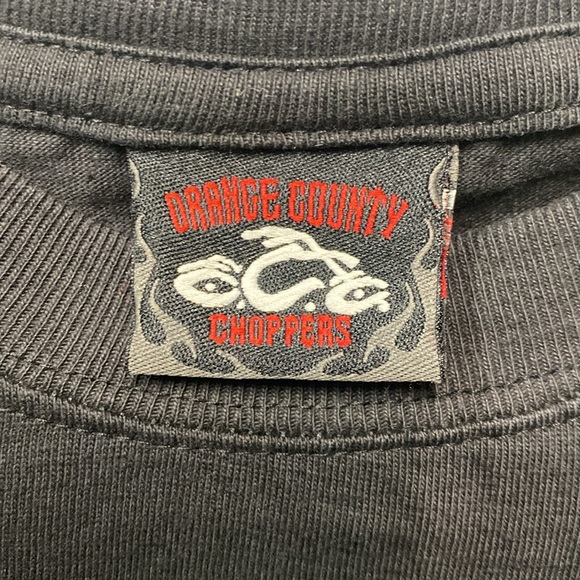 Rare Vintage Jim Morrison T-Shirt on Orange County Choppers Tag size L - Picture 7 of 8